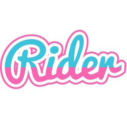 Rider woman logo