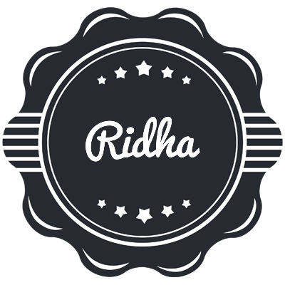 Ridha badge logo