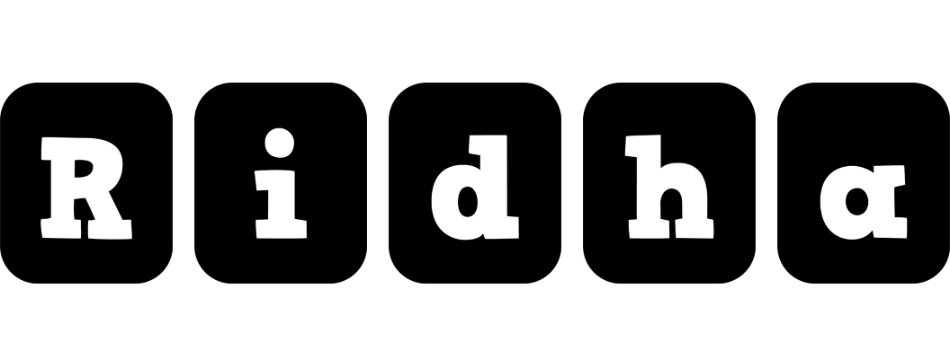 Ridha box logo