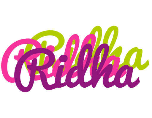 Ridha flowers logo