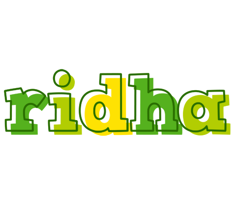 Ridha juice logo