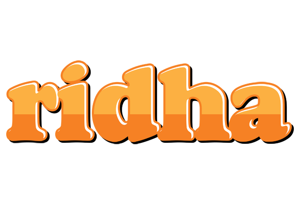 Ridha orange logo