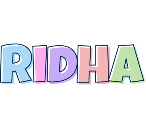 Ridha pastel logo