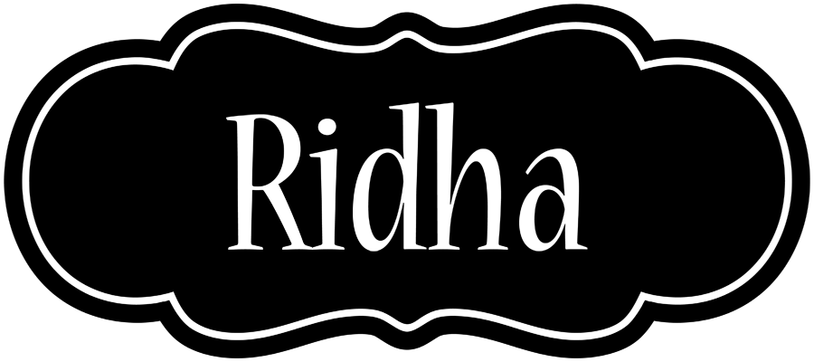 Ridha welcome logo
