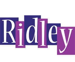 Ridley autumn logo