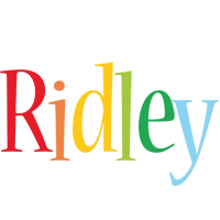 Ridley birthday logo