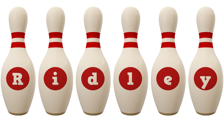 Ridley bowling-pin logo