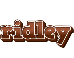 Ridley brownie logo