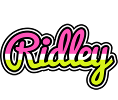 Ridley candies logo