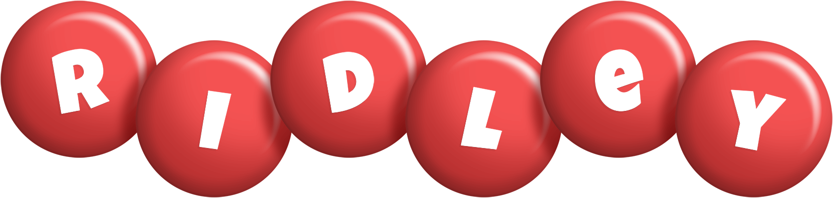 Ridley candy-red logo