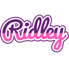 Ridley cheerful logo