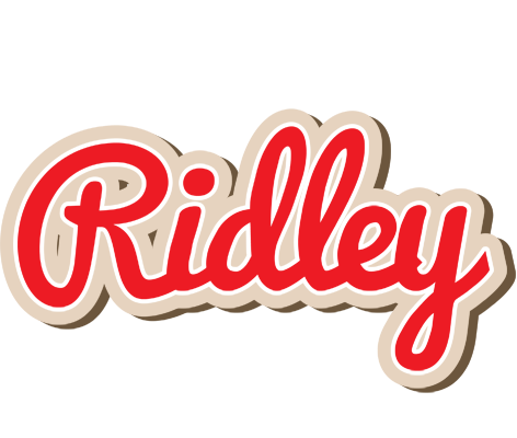 Ridley chocolate logo