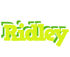 Ridley citrus logo