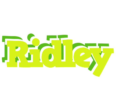 Ridley citrus logo
