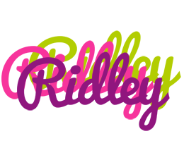 Ridley flowers logo