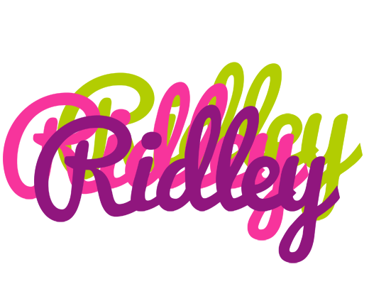 Ridley flowers logo