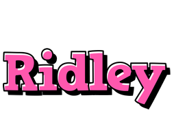 Ridley girlish logo