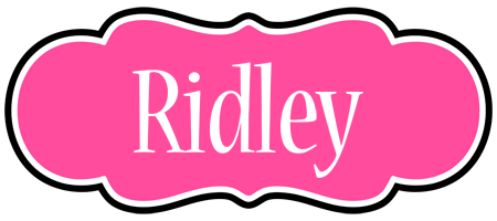 Ridley invitation logo