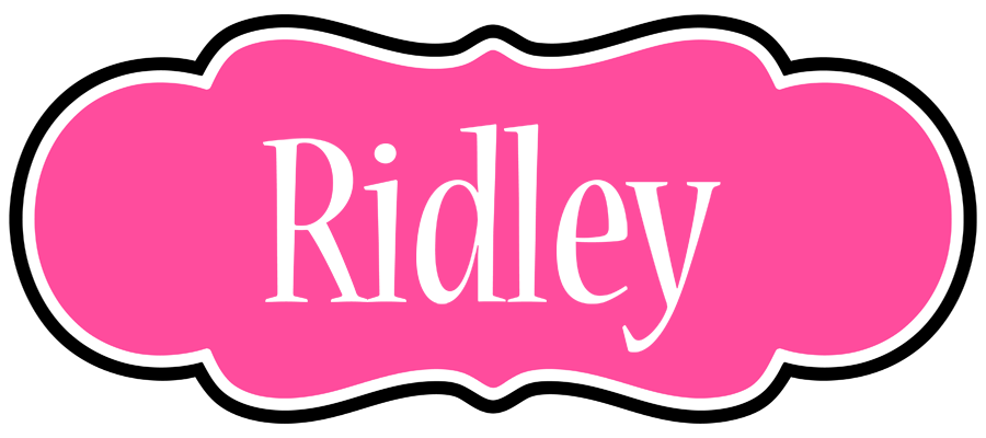 Ridley invitation logo