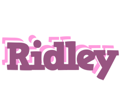 Ridley relaxing logo