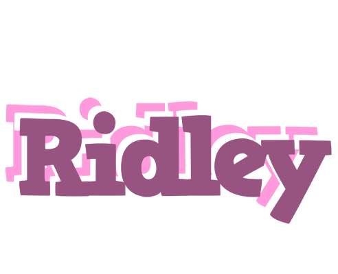 Ridley relaxing logo