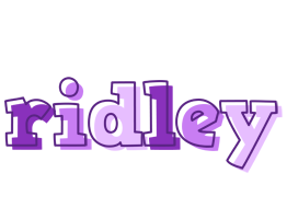 Ridley sensual logo