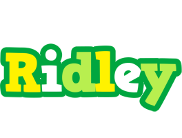 Ridley soccer logo