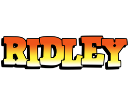 Ridley sunset logo