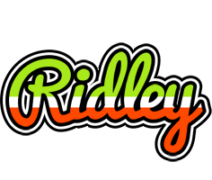 Ridley superfun logo