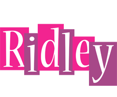 Ridley whine logo