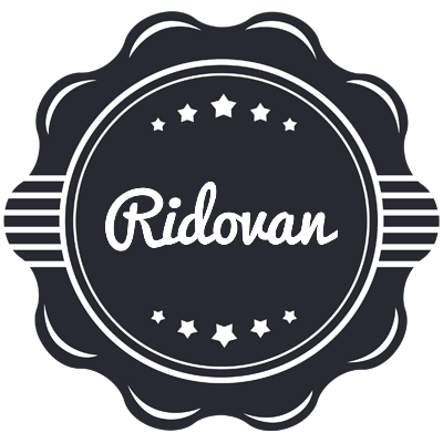 Ridovan badge logo