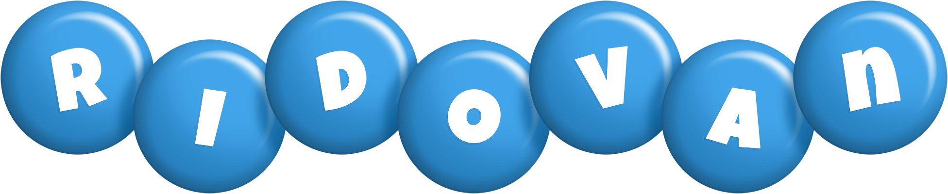 Ridovan candy-blue logo