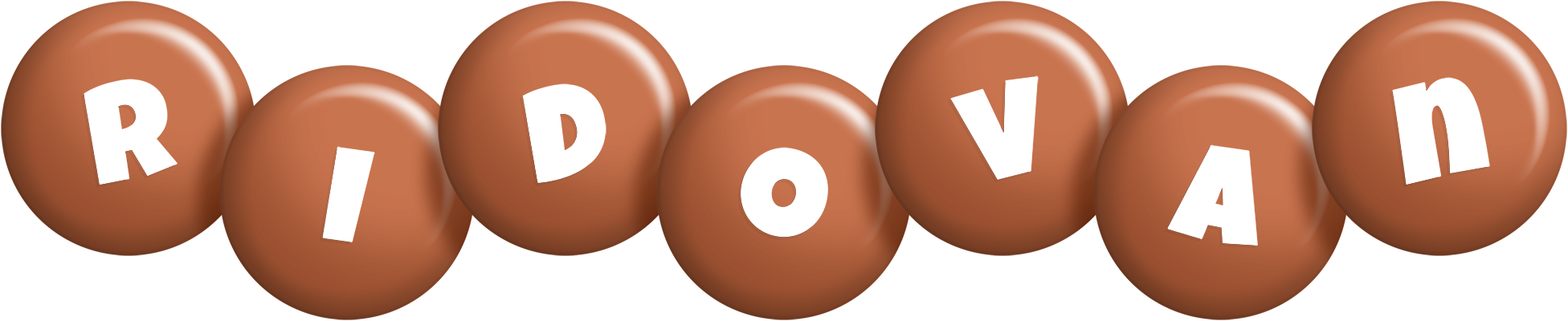 Ridovan candy-brown logo