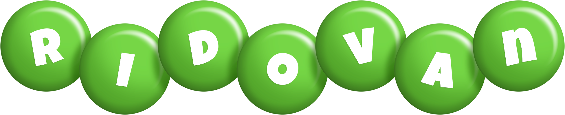 Ridovan candy-green logo