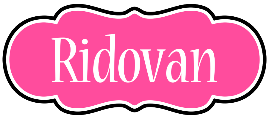 Ridovan invitation logo