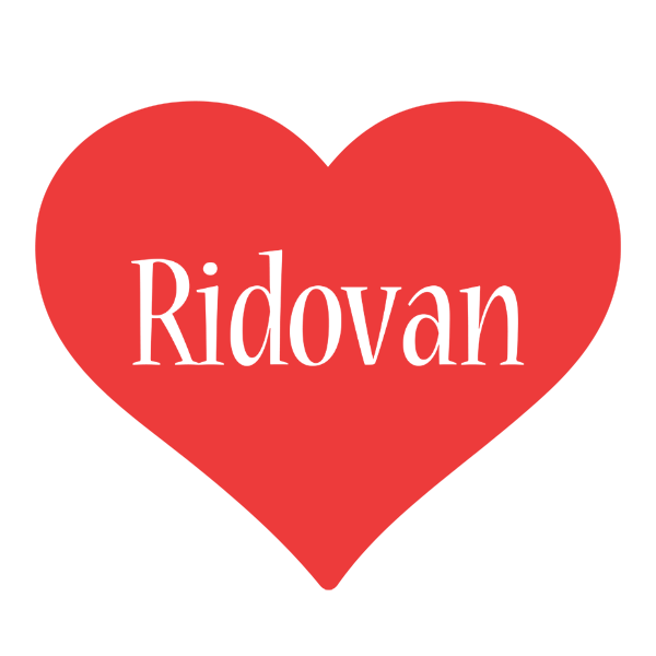 Ridovan love logo