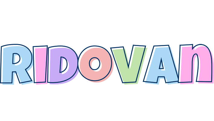 Ridovan pastel logo