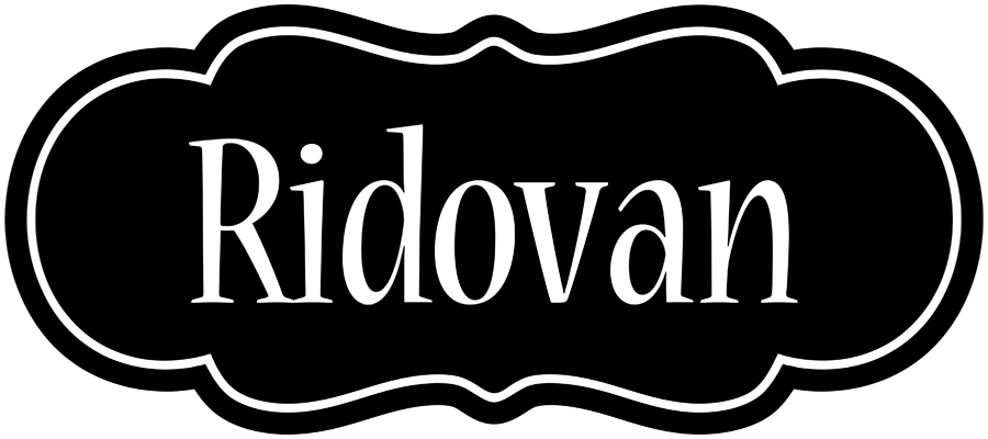 Ridovan welcome logo