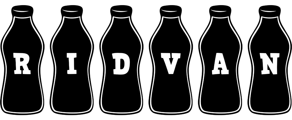 Ridvan bottle logo