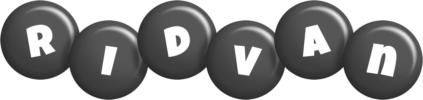 Ridvan candy-black logo