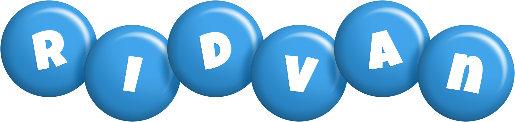 Ridvan candy-blue logo