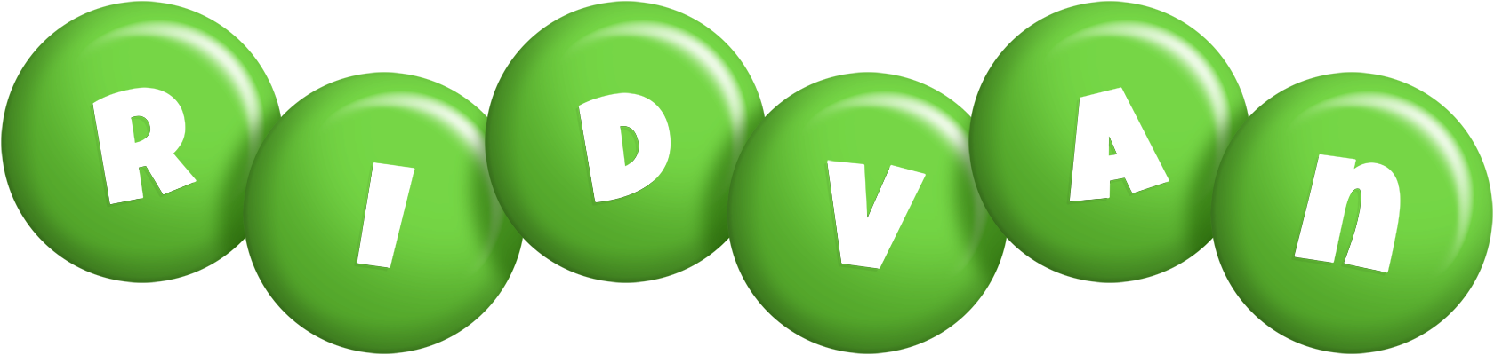 Ridvan candy-green logo