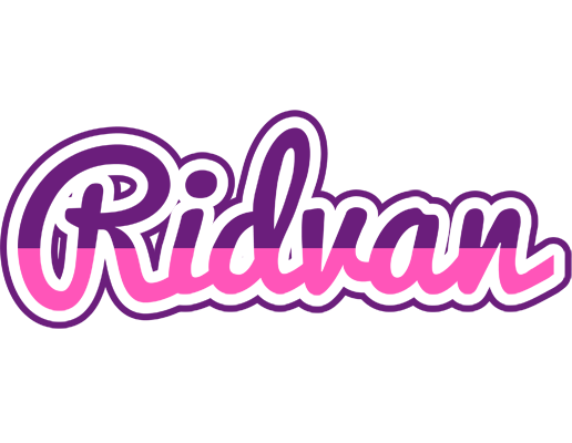 Ridvan cheerful logo