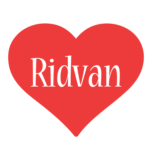 Ridvan love logo