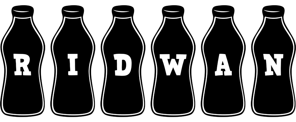 Ridwan bottle logo