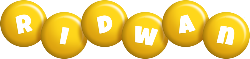 Ridwan candy-yellow logo