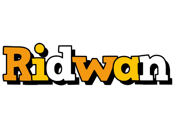 Ridwan cartoon logo