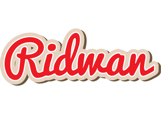 Ridwan chocolate logo