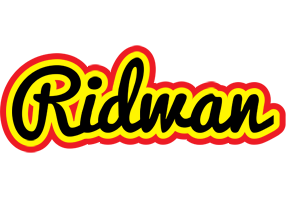 Ridwan flaming logo