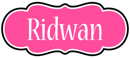 Ridwan invitation logo